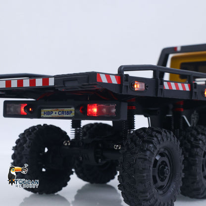 Fast Free Shipping for EU Hobby Plus 1/18 Remote Control Off Road Car 6X6 RC Flatbed Truck 2Speed Gearbox Flysky ESC 280 Brushed Motor 6CH Radio RTR