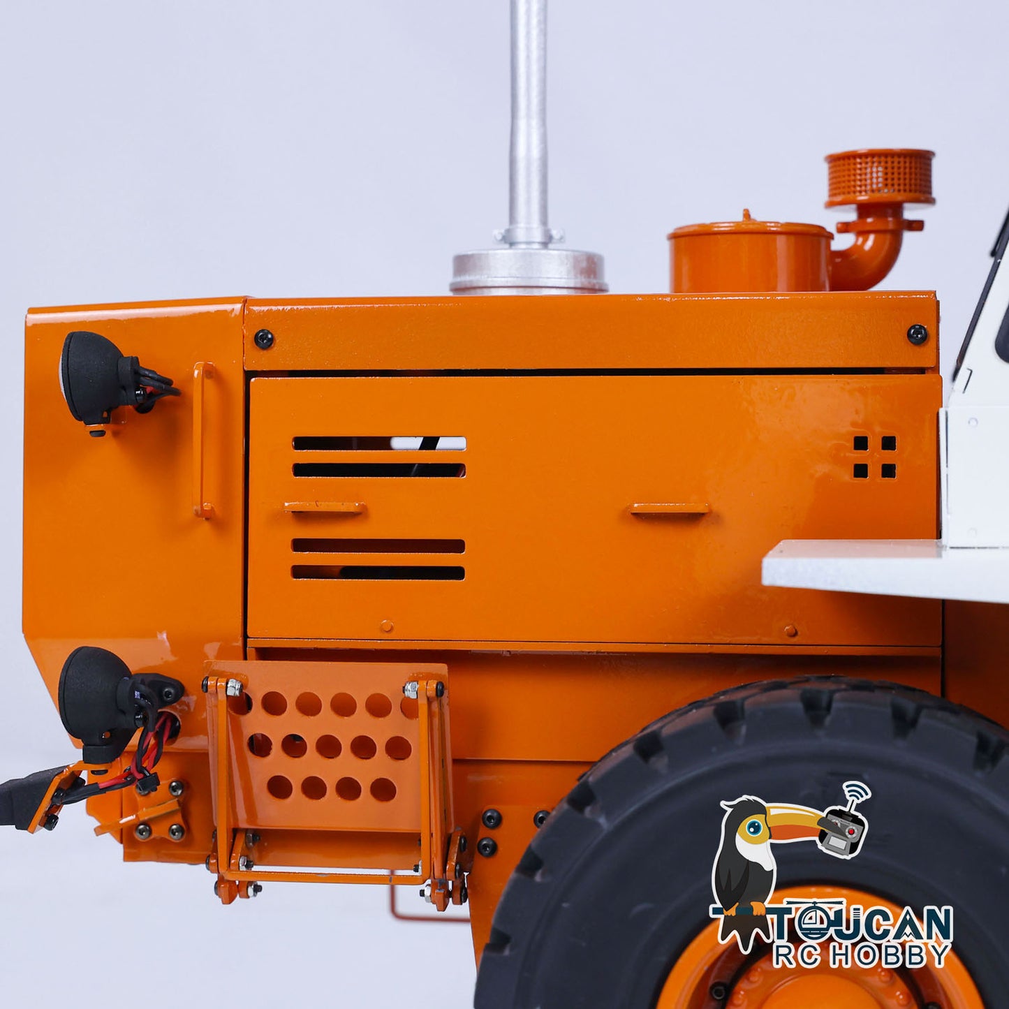 Toucanhobby T150K 1/12 Metal RC PNP Hydraulic Tractor 2 Speed Transmission 3 Way Valve I6S Controller Light Sound for Model Collectors