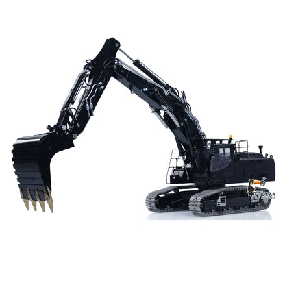 LESU LR956 1/14 RC Digger 7CH Valves 3Arms Radio Control Hydraulic Excavator Metal Chassis Brushless Motor Flysky PL18EV LITE