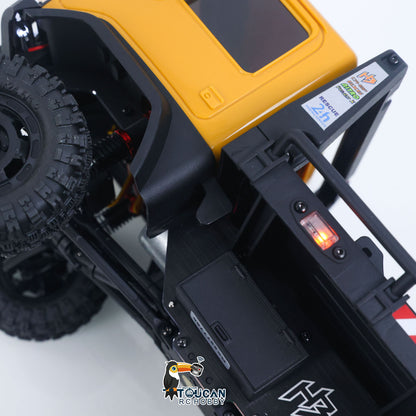 US Stock Hobby Plus 1/18 Remote Control Off Road Car 6X6 RC Flatbed Truck 2Speed Gearbox Flysky ESC 280 Brushed Motor 6CH Radio RTR