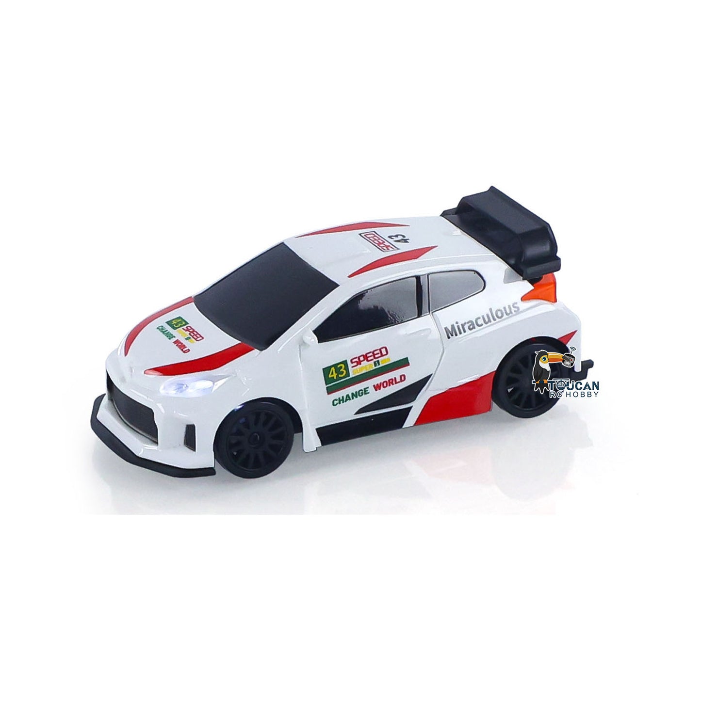 Fast Free Shipping 2.4GHz 1/43 RC Drift Car High Speed 4WD Racing Vehicles RTR Mini Car Toy Model Radio Battery Lights Gyroscope
