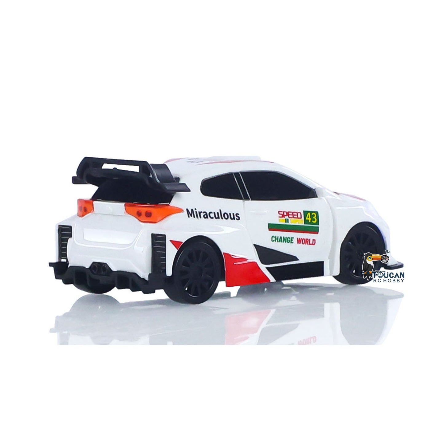 Fast Free Shipping 2.4GHz 1/43 RC Drift Car High Speed 4WD Racing Vehicles RTR Mini Car Toy Model Radio Battery Lights Gyroscope