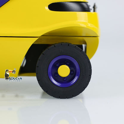 TOUCAN RC HOBBY LXY 1/14 Metal Hydraulic RC Forklift Remote Controlled Wheeled Transfer Car Construction Vehicles Light Sound FlySky I6S Radio Controller PNP RTR
