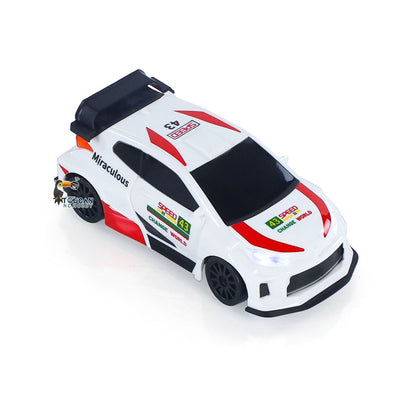 Fast Free Shipping 2.4GHz 1/43 RC Drift Car High Speed 4WD Racing Vehicles RTR Mini Car Toy Model Radio Battery Lights Gyroscope