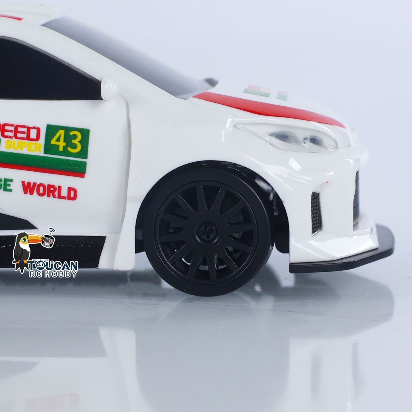 High Speed 2.4G Mini RC Drift Car 1/43 Racing Vehicles Gyroscope 4WD Ready to Go Mini Car Radio Battery Lights Model