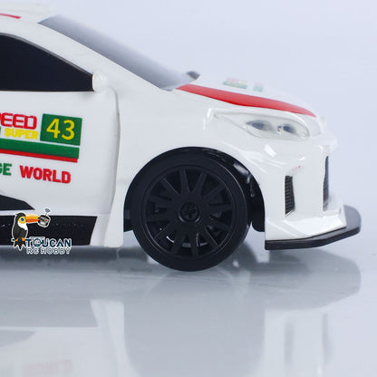 High Speed 2.4G Mini RC Drift Car 1/43 Racing Vehicles Gyroscope 4WD Ready to Go Mini Car Radio Battery Lights Model