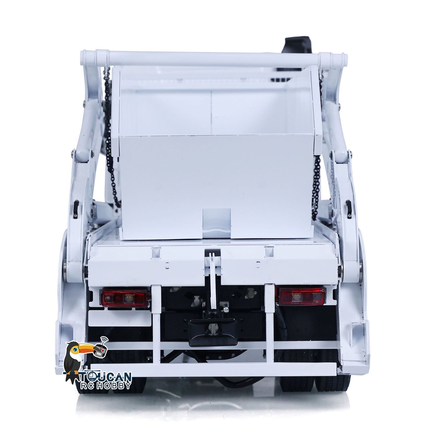 JXModel VL18U K3363 Cabin 1/14 Metal RC Hydraulic Skip Loader RTR 6x4 Axles Differential Lock 4-Way Valve 2-Speed Gearbox Light Sound for Collectors