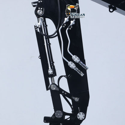 LESU LR956 1/14 RC Digger 7CH Valves 3Arms Radio Control Hydraulic Excavator Metal Chassis Brushless Motor Flysky PL18EV LITE