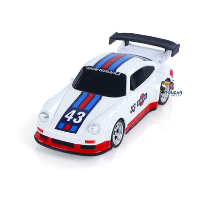UK Stock High Speed 2.4G Mini RC Drift Car 1/43 Racing Vehicles Gyroscope 4WD Ready to Go Mini Car Toy Radio Battery Lights Model