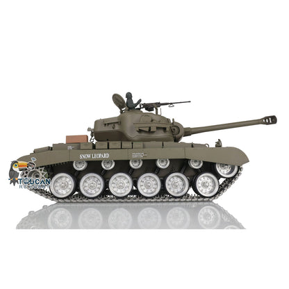 TOUCAN RC HOBBY Henglong 1/16 TK7.0 Customized USA M26 Pershing 3838 RTR RC Tank FPV BB IR 360 Degrees Turret Smoke Metal Tracks Drive Road Idlers Wheels Gearbox