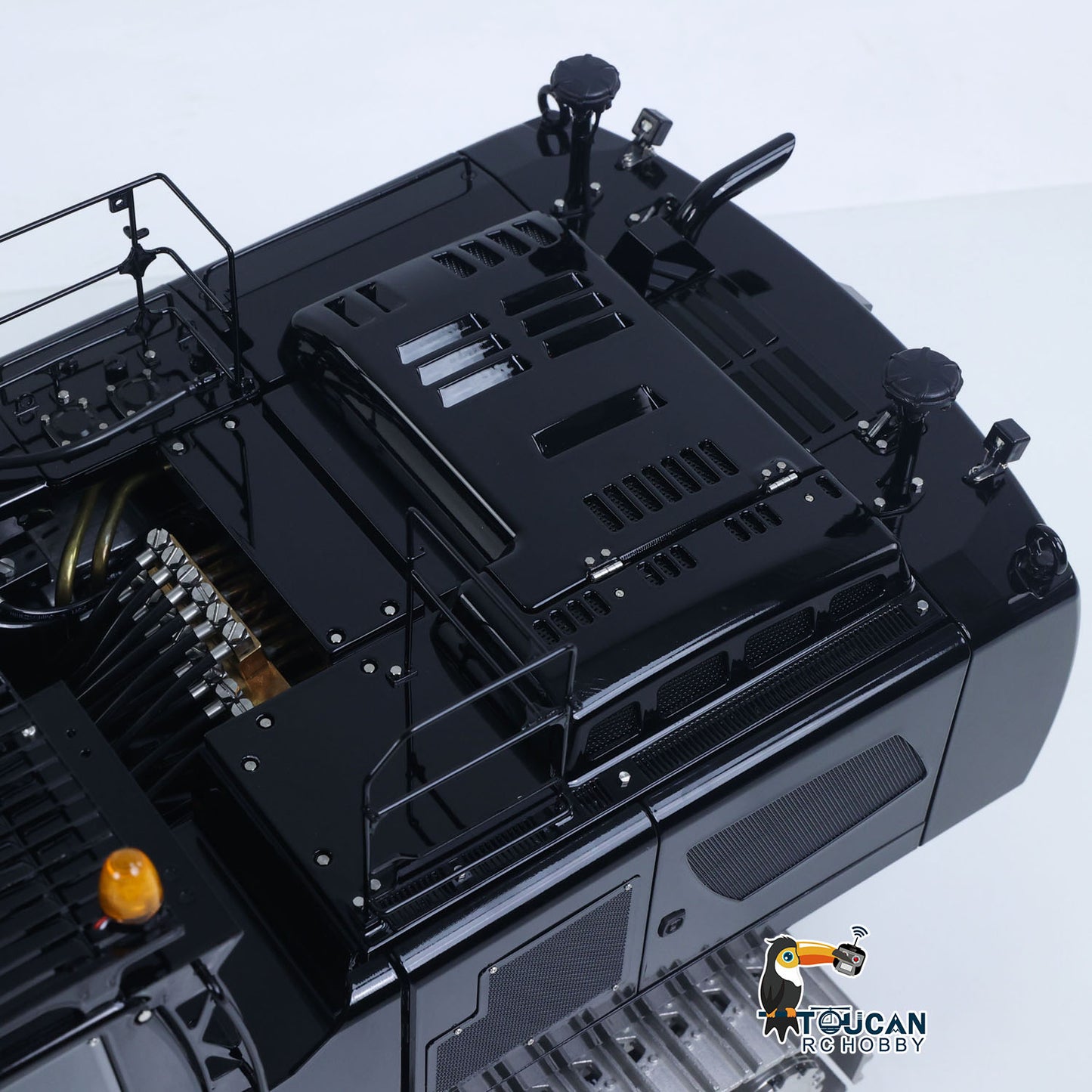 LESU LR956 1/14 RC Digger 7CH Valves 3Arms Radio Control Hydraulic Excavator Metal Chassis Brushless Motor Flysky PL18EV LITE