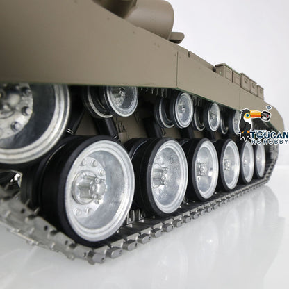 TOUCAN RC HOBBY Henglong 1/16 TK7.0 Customized USA M26 Pershing 3838 RTR RC Tank FPV BB IR 360 Degrees Turret Smoke Metal Tracks Drive Road Idlers Wheels Gearbox
