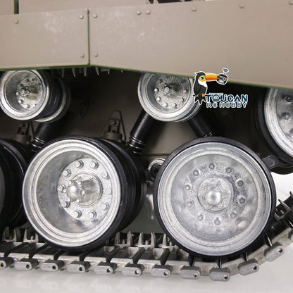 TOUCAN RC HOBBY Henglong 1/16 TK7.0 Customized USA M26 Pershing 3838 RTR RC Tank FPV BB IR 360 Degrees Turret Smoke Metal Tracks Drive Road Idlers Wheels Gearbox
