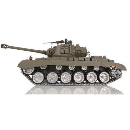 TOUCAN RC HOBBY Henglong 1/16 TK7.0 Customized USA M26 Pershing 3838 RTR RC Tank FPV BB IR 360 Degrees Turret Smoke Metal Tracks Drive Road Idlers Wheels Gearbox