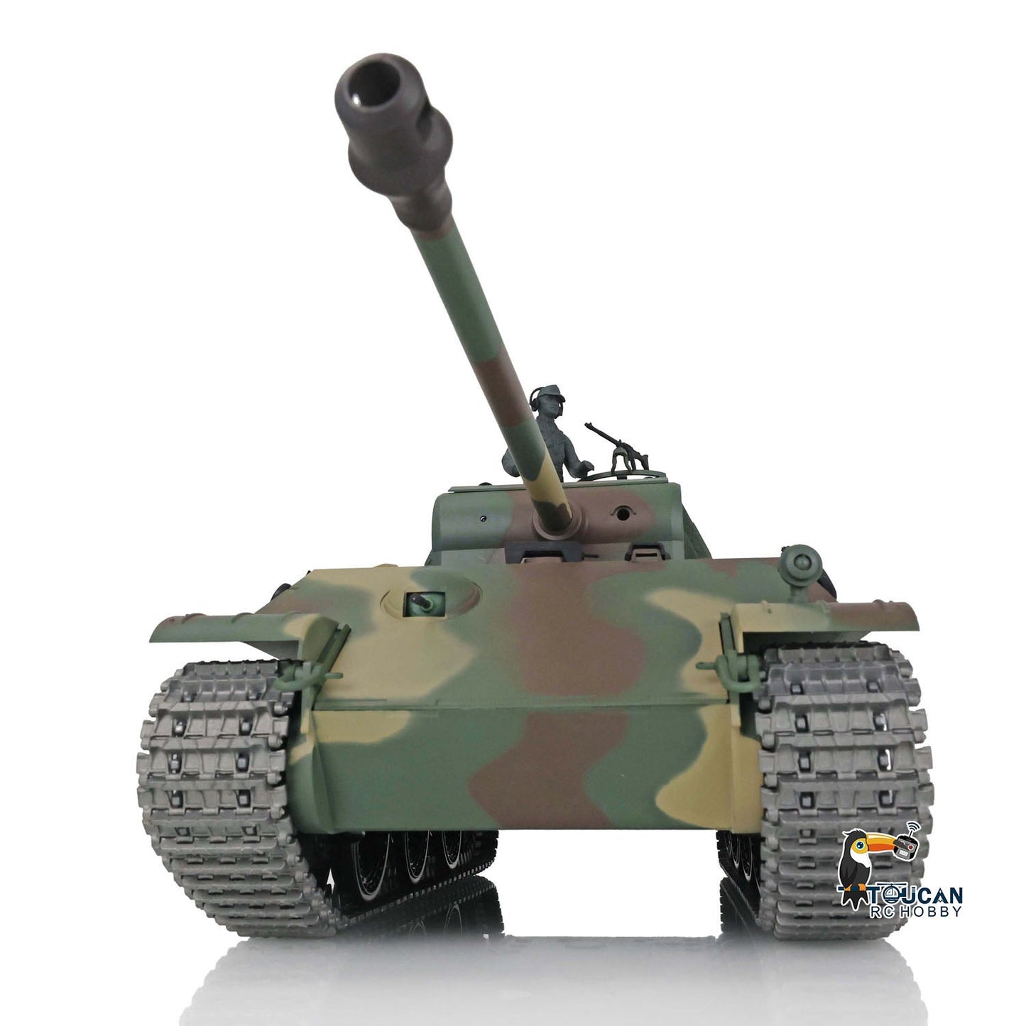 TOUCAN RC HOBBY Henglong 1/16 TK7.0 Promotion German Panther G RTR RC Tank 3879 360 Degrees Turret BB IR Barrel Recoil Smoke FPV Metal Tracks Sprockets Wheels