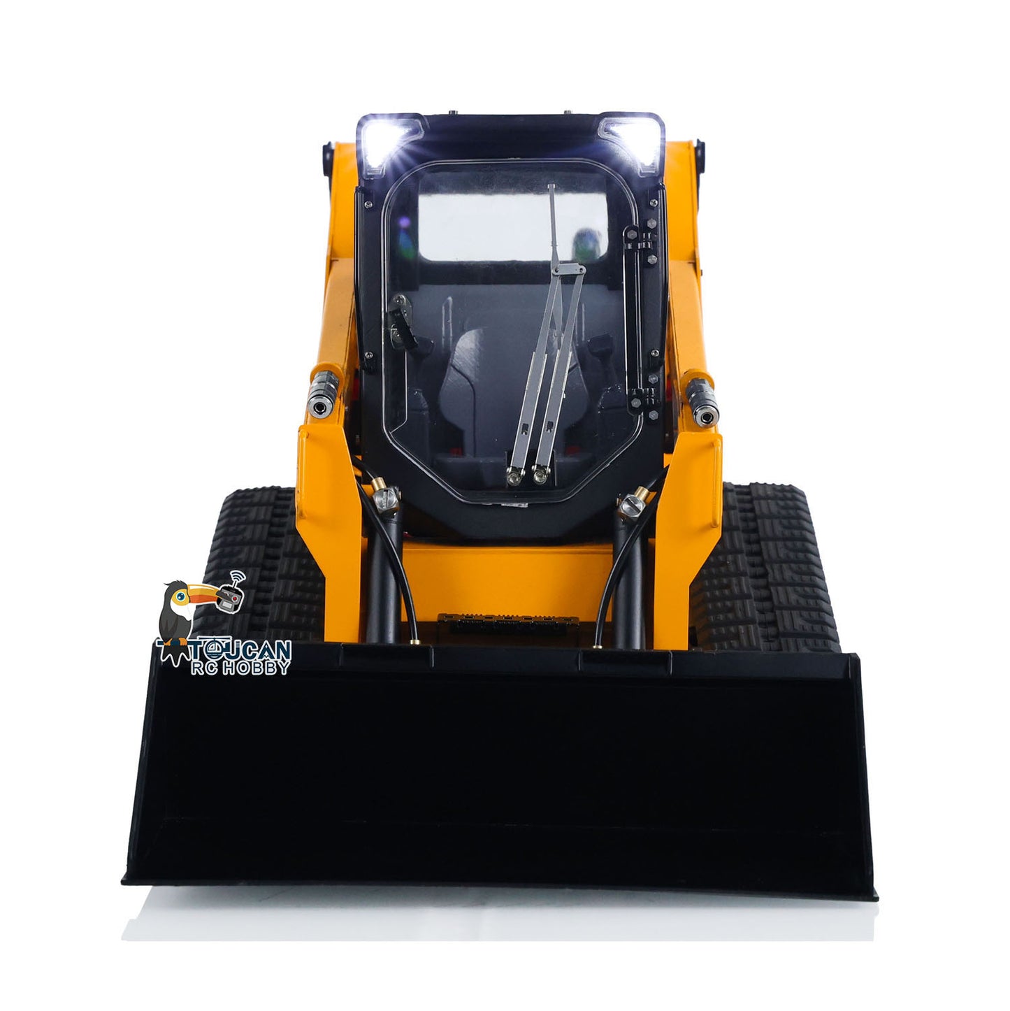 Fast Free Shipping 1/14 SM770 Hydraulic RC Loader Skid-Steer RTR Remote Control Tracked Car Model