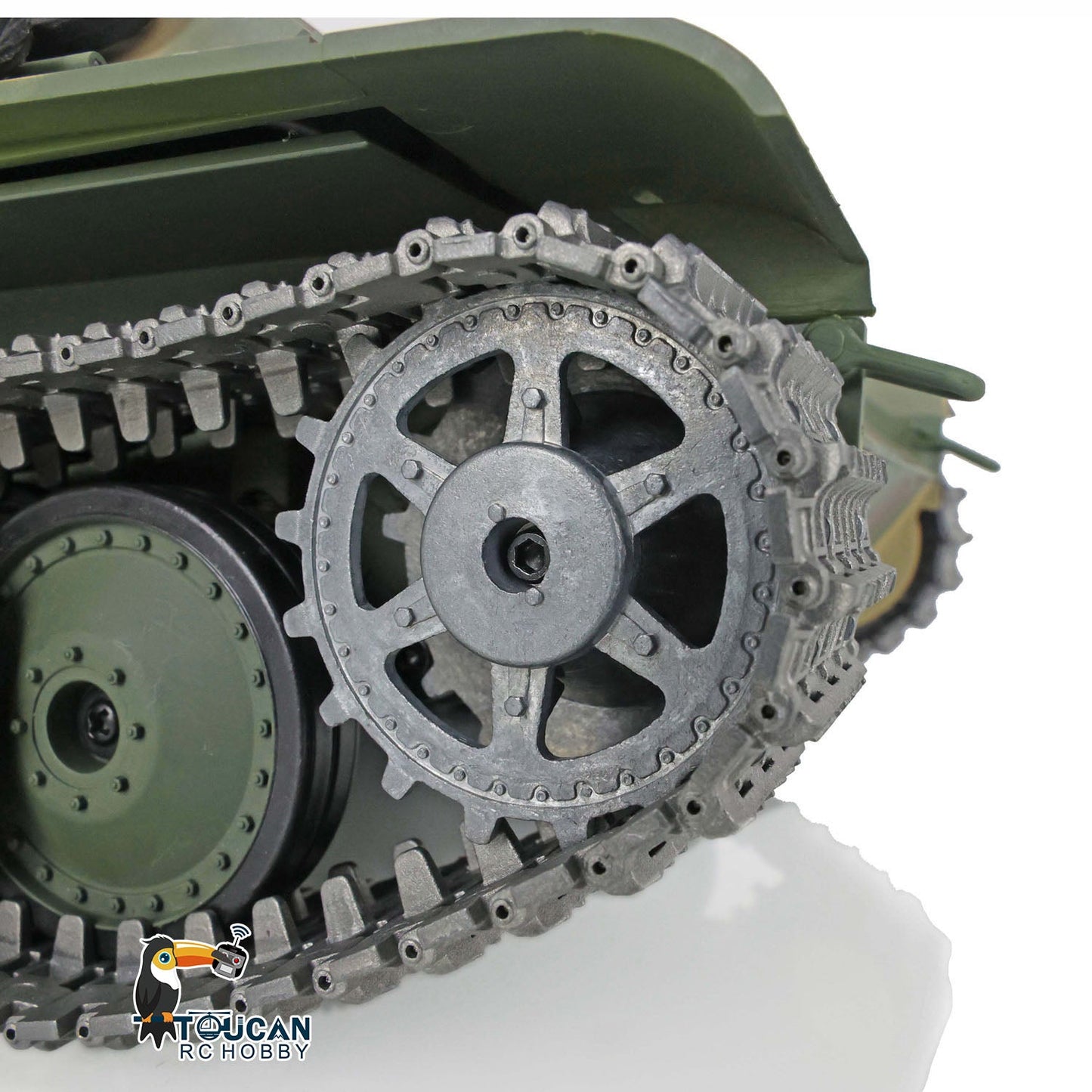 TOUCAN RC HOBBY Henglong 1/16 TK7.0 Promotion German Panther G RTR RC Tank 3879 360 Degrees Turret BB IR Barrel Recoil Smoke FPV Metal Tracks Sprockets Wheels