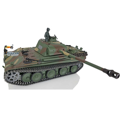 TOUCAN RC HOBBY Henglong 1/16 TK7.0 Promotion German Panther G RTR RC Tank 3879 360 Degrees Turret BB IR Barrel Recoil Smoke FPV Metal Tracks Sprockets Wheels