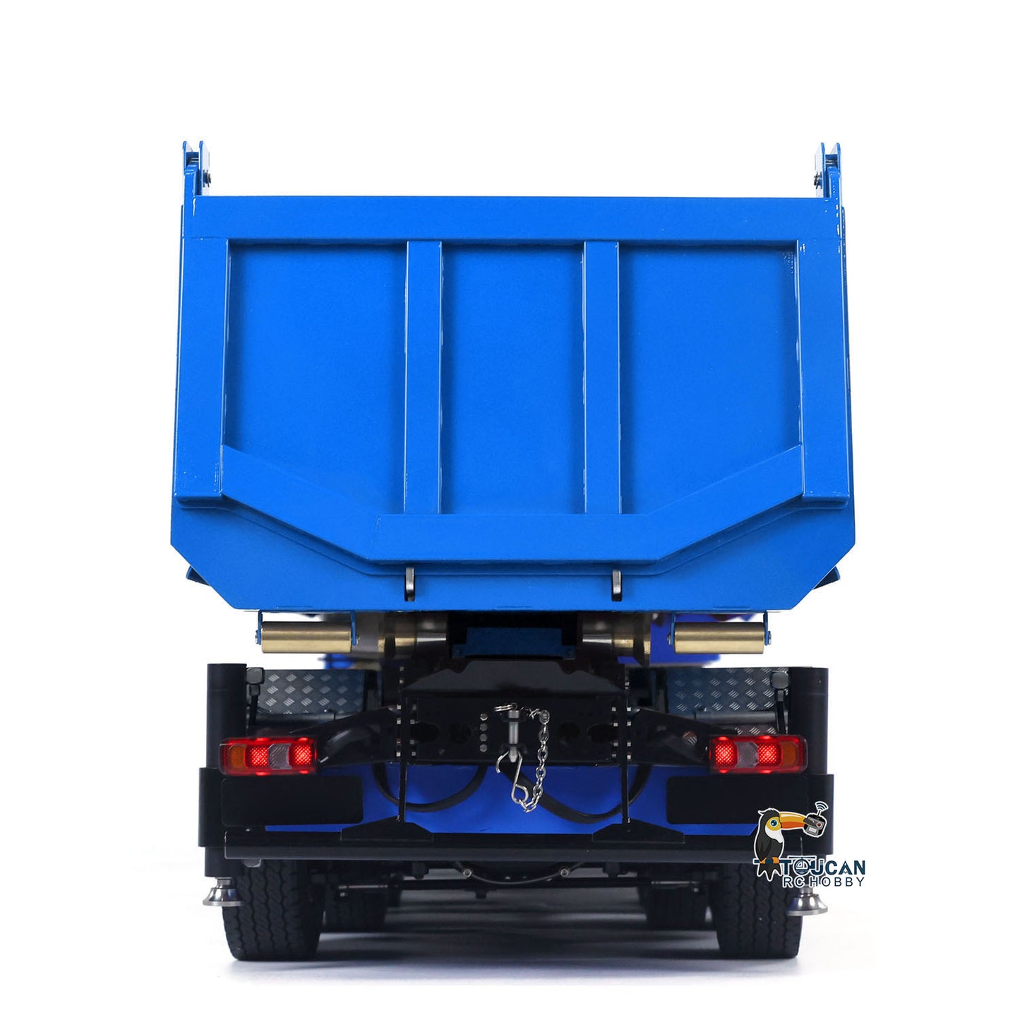 Toucanhobby 1/14 10x10 Metal RC Hydraulic Roll on off Crane Dumper Truck Tipper Vehicle 3-Speed Gearbox Rear Steering Lift XELite Controller 9-way Reversing Valve Light
