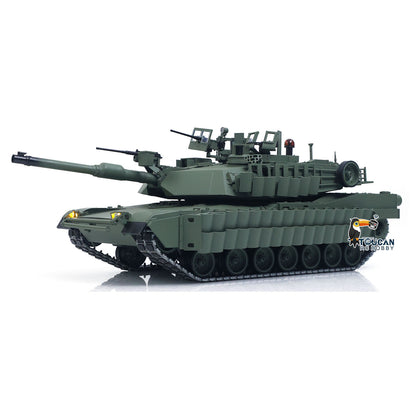 TOUCAN TUSK II 1/16 Metal Remote Control Tank 3918 Abrams M1A2 IR Dual Flow Gearbox Turret 360 Rotation Barrel Recoil Elevation