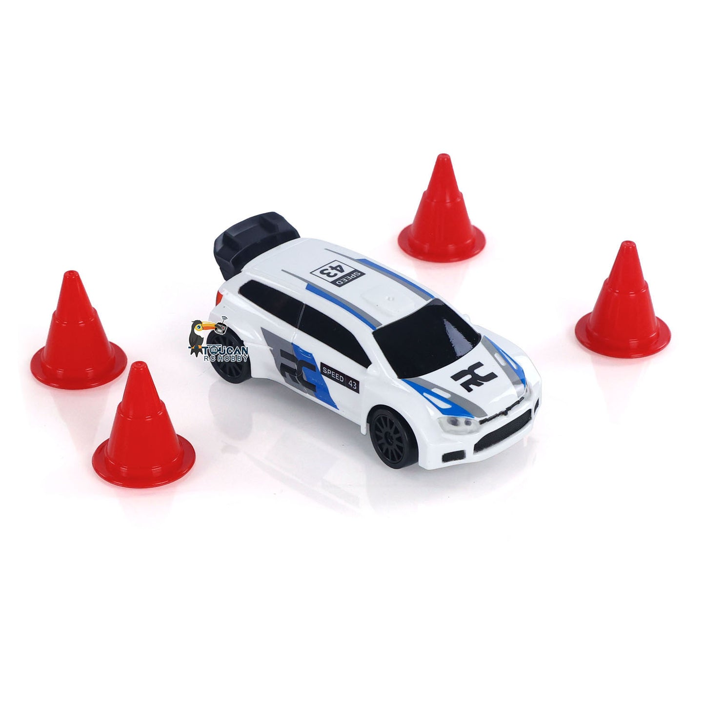 Fast Free Shipping 2.4GHz Mini RC Drift Car 1/43 Racing Vehicles High Speed 4WD Ready to Go Mini Car Toy Radio Battery Lights Model Gyroscope