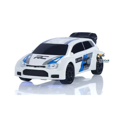 Fast Free Shipping 2.4GHz Mini RC Drift Car 1/43 Racing Vehicles High Speed 4WD Ready to Go Mini Car Toy Radio Battery Lights Model Gyroscope