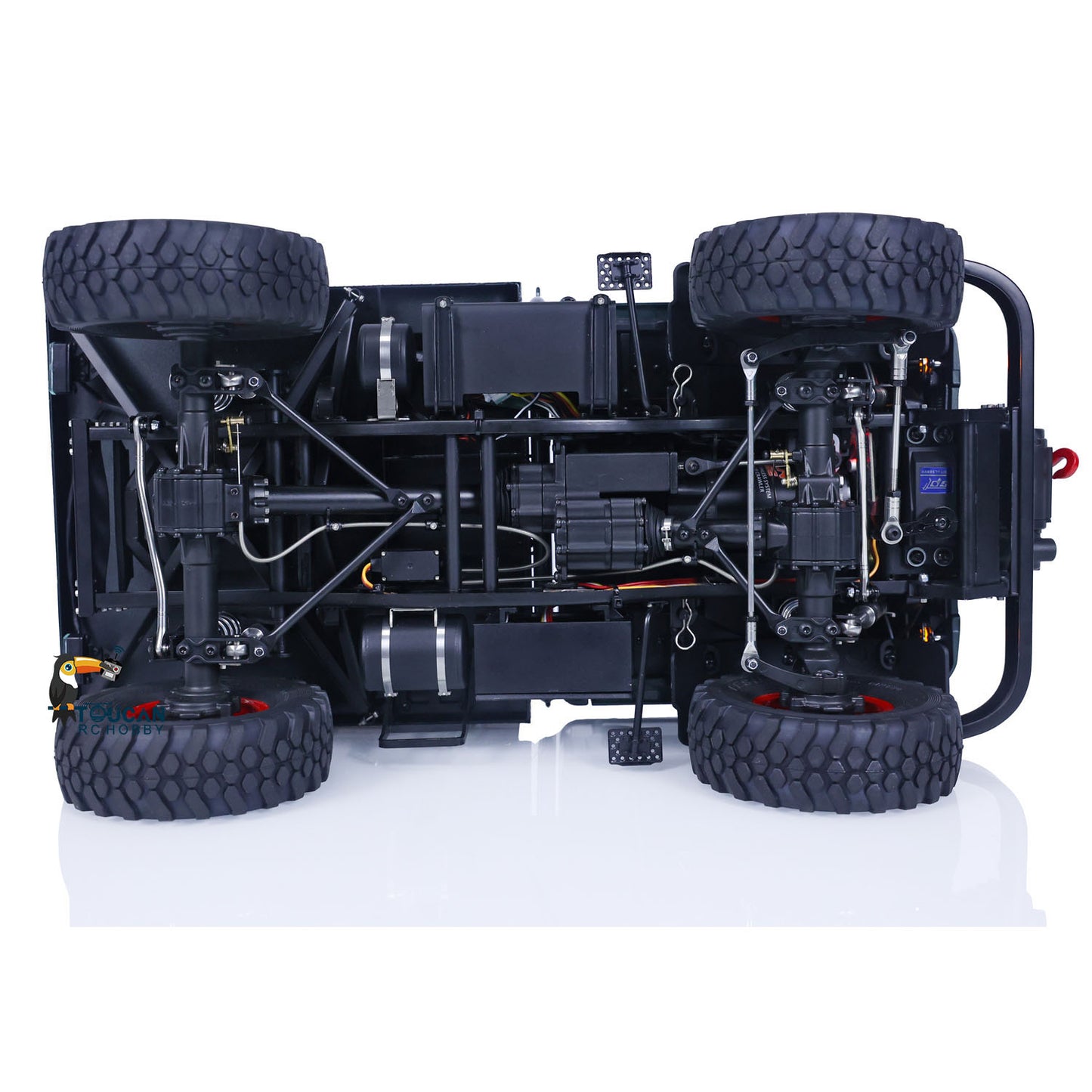 LESU RAVE-UM406 1/10 RC Off-road Vehicles RA-Z001 PNP 4X4 Crawler with 2 Speed Transmission Sound Light System Perfect for Club Events