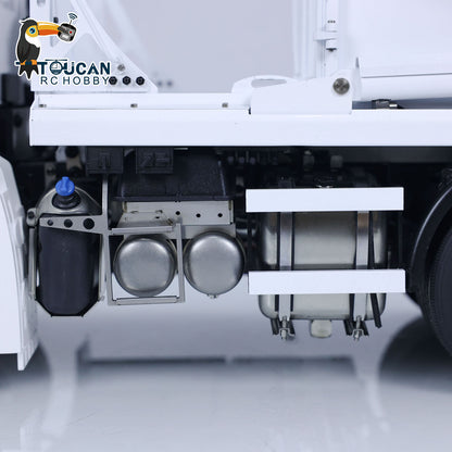 JXModel VL18U K3363 Cabin 1/14 Metal RC Hydraulic Skip Loader RTR 6x4 Axles Differential Lock 4-Way Valve 2-Speed Gearbox Light Sound for Collectors