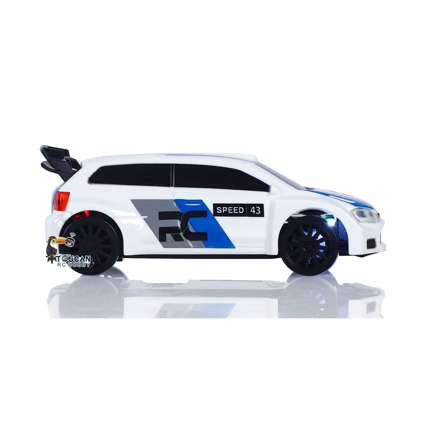 Fast Free Shipping 2.4GHz Mini RC Drift Car 1/43 Racing Vehicles High Speed 4WD Ready to Go Mini Car Toy Radio Battery Lights Model Gyroscope