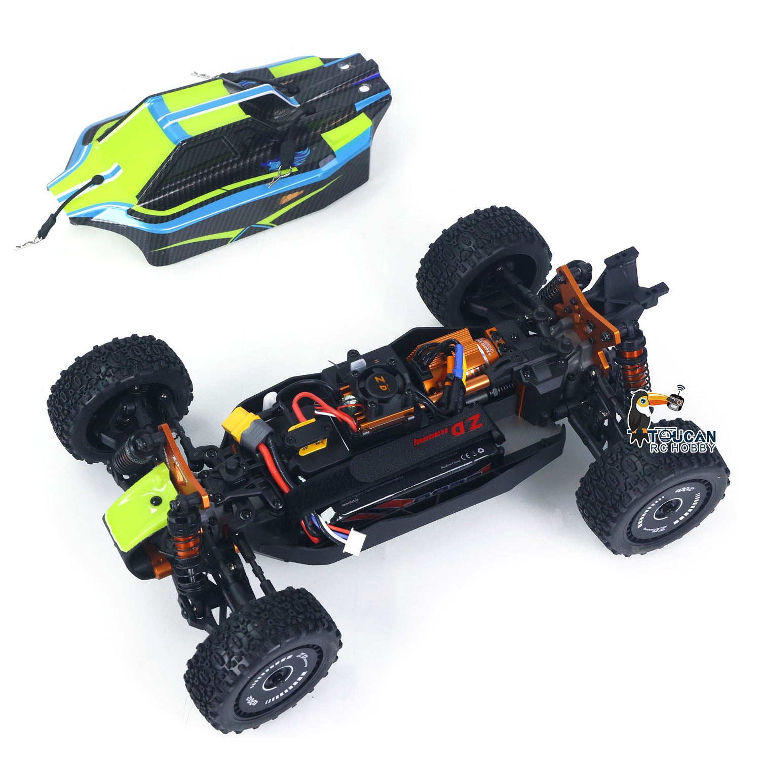 TOUCAN RC HOBBY ZD Racing 1/12 Scale 4WD Remote Control Off Road Car B