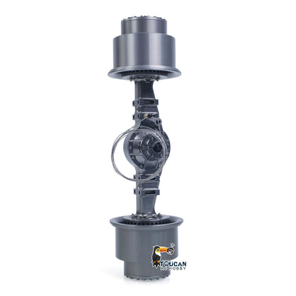 Metal Front Rear Axle Wheel Hub for JDModel 1/14 RC Hydraulic Loader ZW370 DIY Radio Controlled Construction Vehicle
