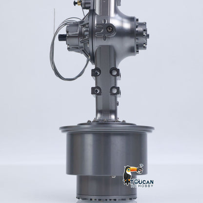 1/14 Alloy Wheel Side Reduction Axles Differential Lock for JD Model RC Hydraulic Loader JDM-198 Radio Control Articulated Truck