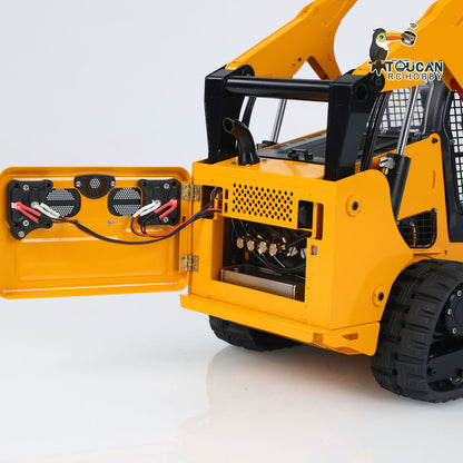 Fast Free Shipping 1/14 SM770 Hydraulic RC Loader Skid-Steer RTR Remote Control Tracked Car Model