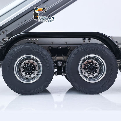 TOUCAN RC HOBBY Double E E118 G540 1/14 Metal 8*8 RC RTR Hydraulic Dump Truck 2-Speed Gearbox Differential Lock ST8 Controller Light Sound for Model Collectors