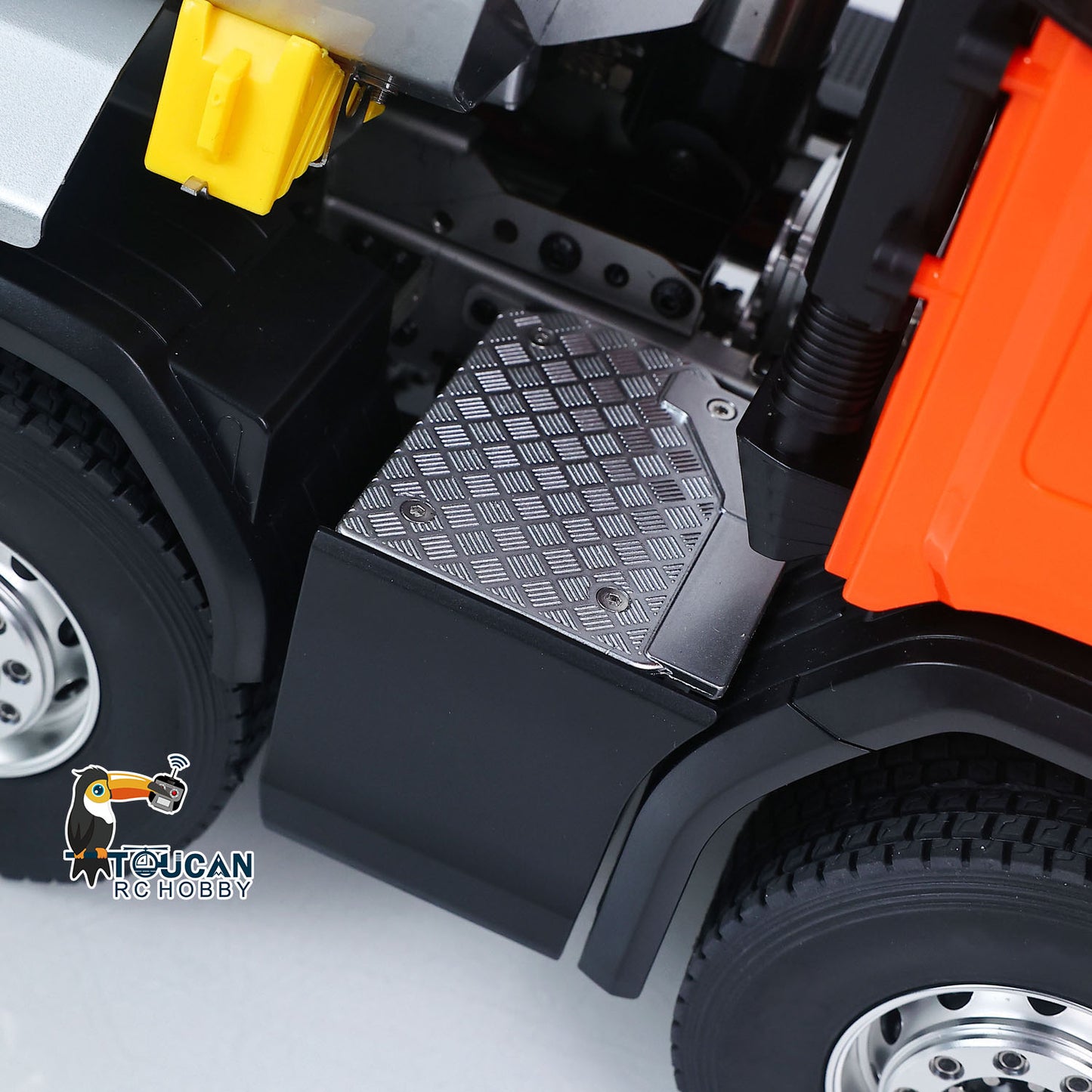 In Stock Double E G540 E118 1/14 8X8 Remote Control Hydraulic Dump Truck 2Speed RC Model Tipper Metal Chassis Differential Lock FLYSKY ST8 Radio