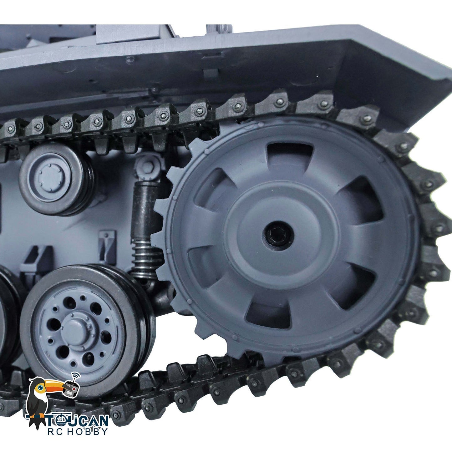 TOUCAN RC HOBBY Henglong 1/16 Plastic 7.0 3848 3849 Panzer III H L RC Tank FPV 360 Degree Turret Infrared System BB Smoke Steel Driving Gearbox Metal Barrel