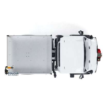 Fast Free Shipping 4WD 1:10 RC Off-road Vehicle RTR UNI U423 4X4 Radio Control Crawler Car Model Aluminum Box Battery Light Sound Differential Lock