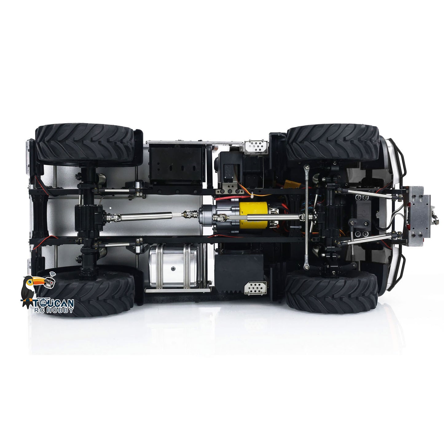 Fast Free Shipping 4WD 1:10 RC Off-road Vehicle RTR UNI U423 4X4 Radio Control Crawler Car Model Aluminum Box Battery Light Sound Differential Lock