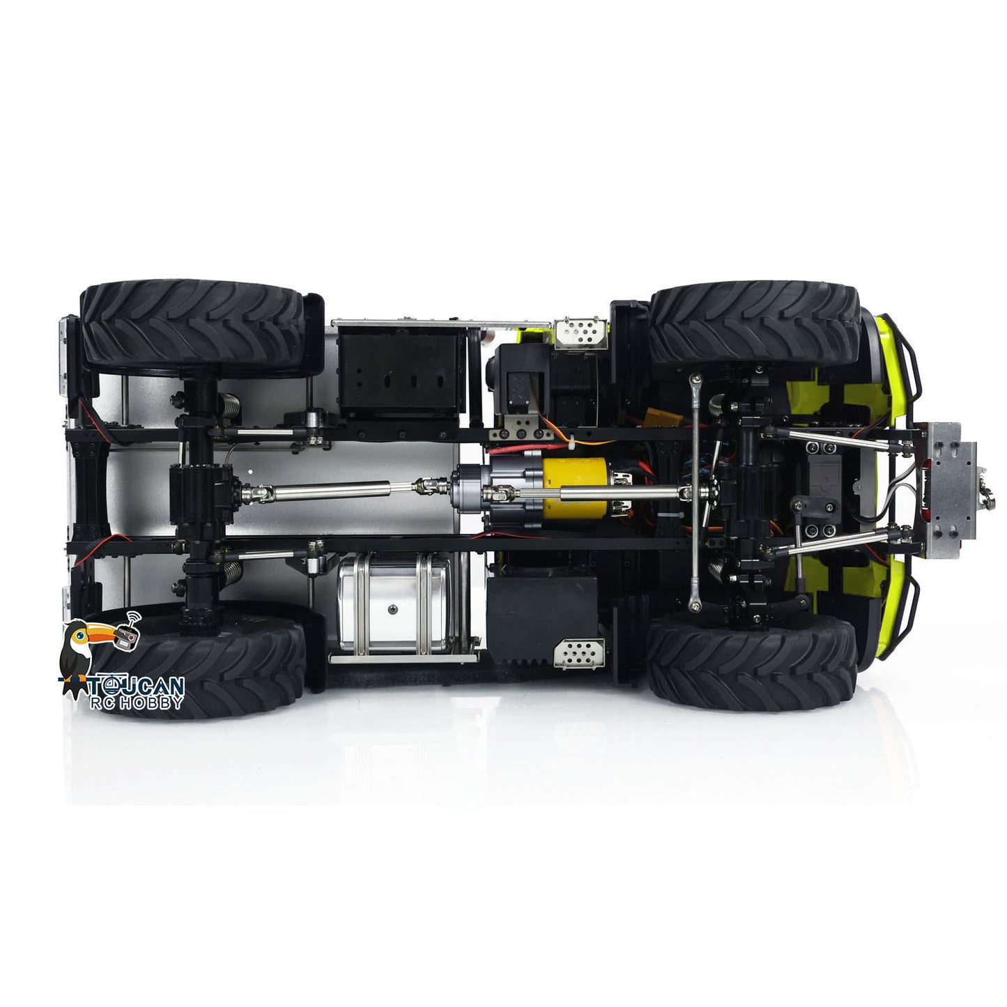 UNI U423 1/10 RC Rock Crawler Car RTR 4X4 4WD Remote Control Off-road Vehicles Metal Axles Bucket Light Sound DDF350 Radio Battery