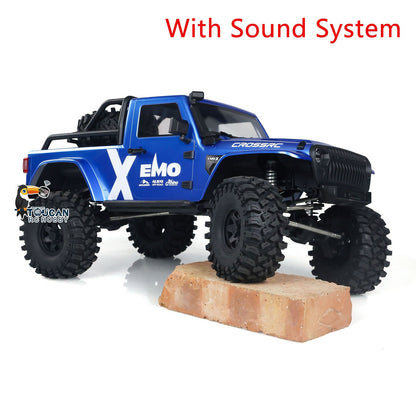1/8 CROSS RC EMOX Off-road Vehicle Light Sounds Radio Control Crawler 2Speed Assembled Emulated Car Hobby Models 4WD