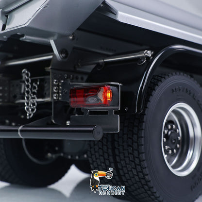 In Stock Double E G540 E118 1/14 8X8 Remote Control Hydraulic Dump Truck 2Speed RC Model Tipper Metal Chassis Differential Lock FLYSKY ST8 Radio