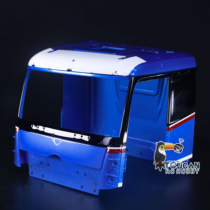 Plastic Cabin Car Body Set Kits for 1/14 6x6 6X4 RC Tractor Radio Controlled Truck Emulated Car Hobby Model Painted