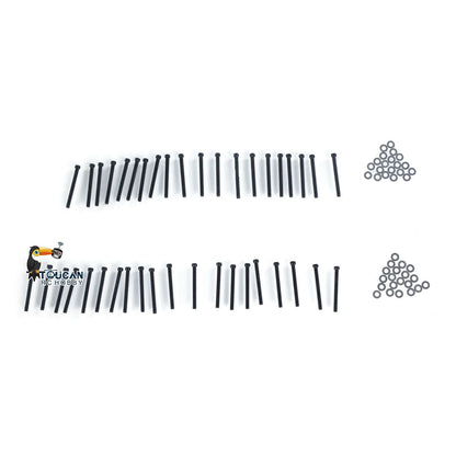 JDM-198 Metal Manual Quick Coupler/Wheel Hubs/Rubber Tire/Fork for 1/14 ZW370 RC Hydraulic Loader DIY Scale Models