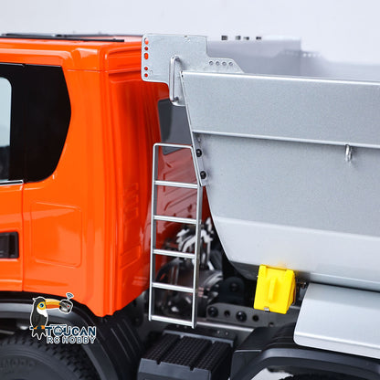 TOUCAN RC HOBBY Double E E118 G540 1/14 Metal 8*8 RC RTR Hydraulic Dump Truck 2-Speed Gearbox Differential Lock ST8 Controller Light Sound for Model Collectors