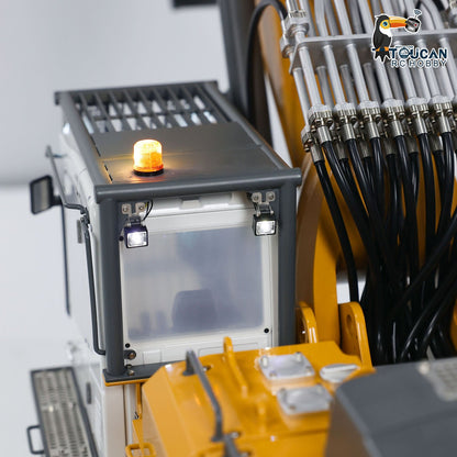 USA Pre-Order by the sea 1/14 3Arms Metal Hydraulic K970-301S RC Excavator FrSky TamdenXE Radio Control Digger Construction Vehicle Light Sound System