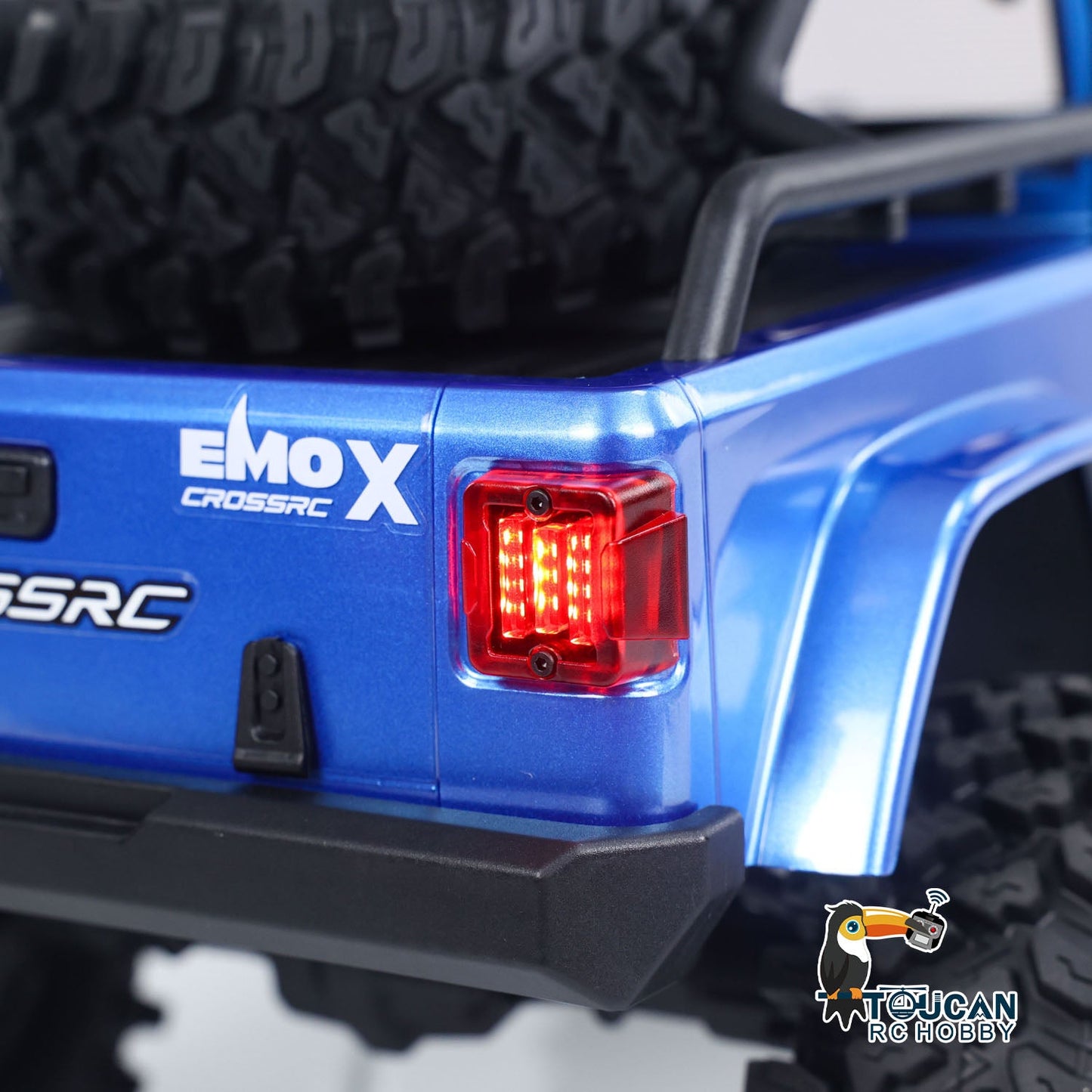 1/8 CROSS RC EMOX Off-road Vehicle Light Sounds Radio Control Crawler 2Speed Assembled Emulated Car Hobby Models 4WD