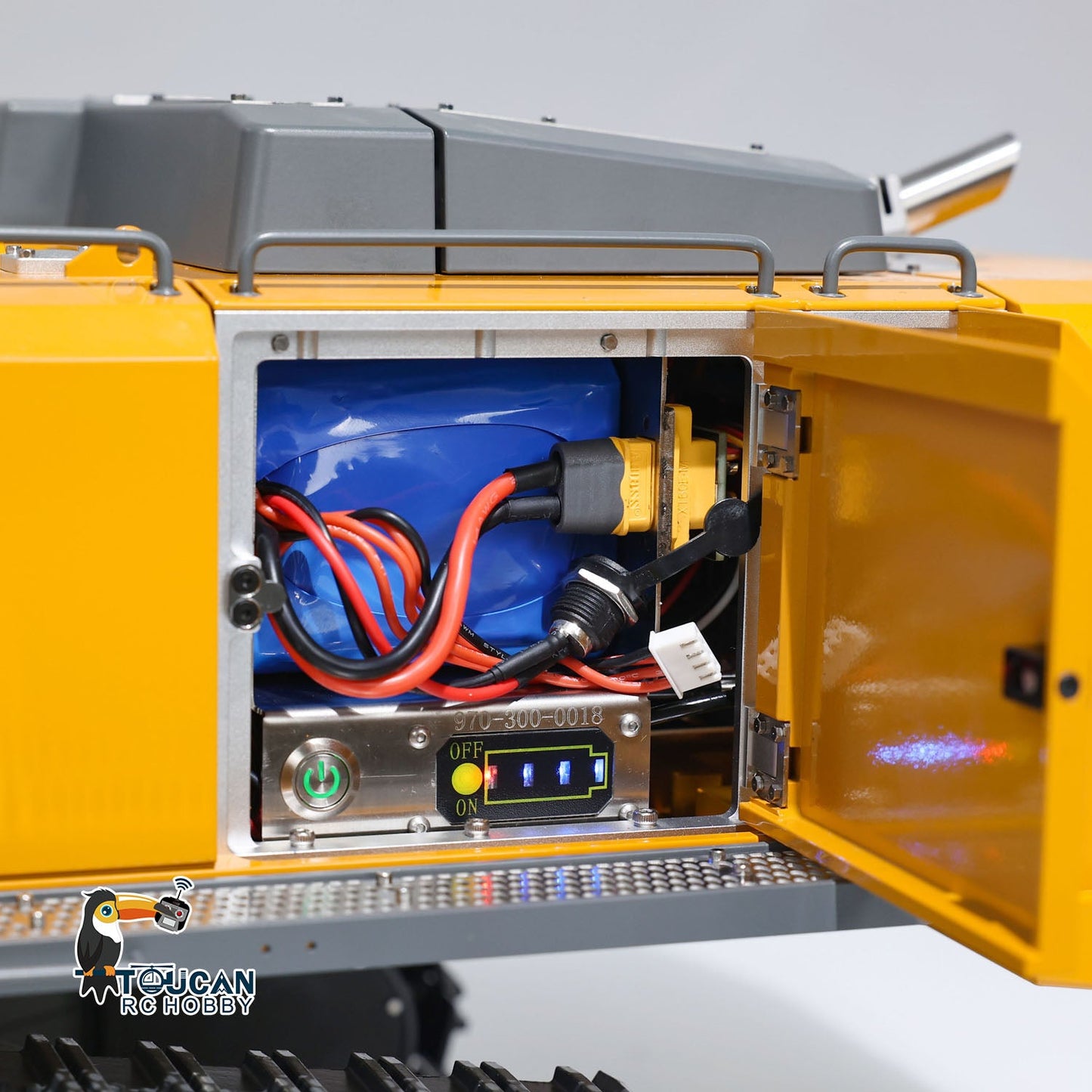 USA Pre-Order by the sea K970-300 CUTModel 1/14 RC Metal Hydraulic Excavator FlySky PL18EV Lite Radio Control Demolition Machine Sound System Battery Charger