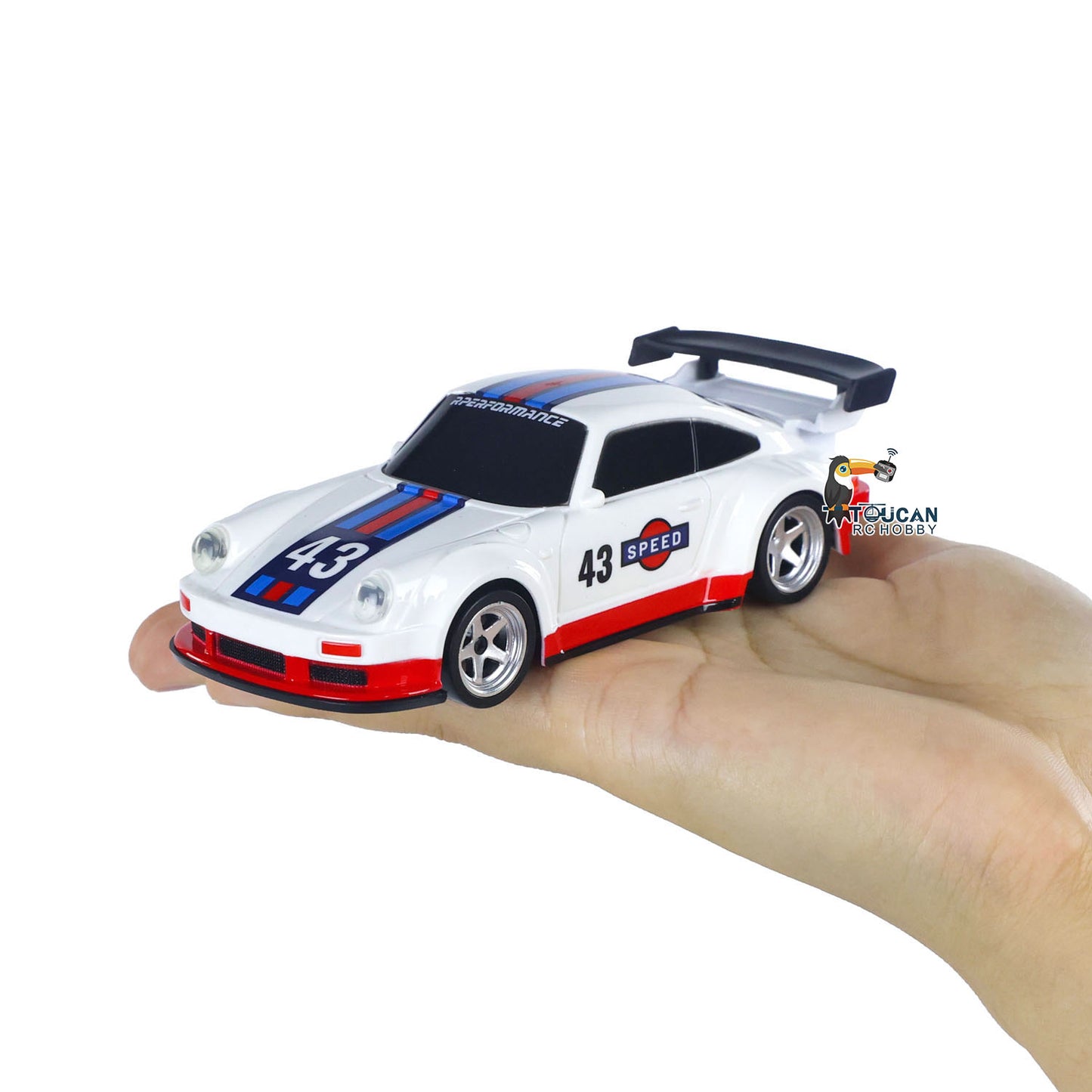 UK Stock High Speed 2.4G Mini RC Drift Car 1/43 Racing Vehicles Gyroscope 4WD Ready to Go Mini Car Toy Radio Battery Lights Model