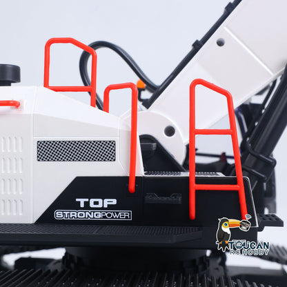 In Stock 1/14 HUINA RC Metal Excavator Ready to Run Toys 1594 Radio Lights Sound Battery 28CH Sound W/ Bucket Drill Round Wood Garb Gifts
