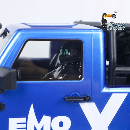 1/8 CROSS RC EMOX Off-road Vehicle Light Sounds Radio Control Crawler 2Speed Assembled Emulated Car Hobby Models 4WD